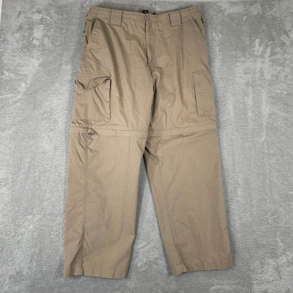 Sonoma Cargo Pants Mens 36x30 Tan Convertible‎ Hiking Gorpcore Baggy Y2K